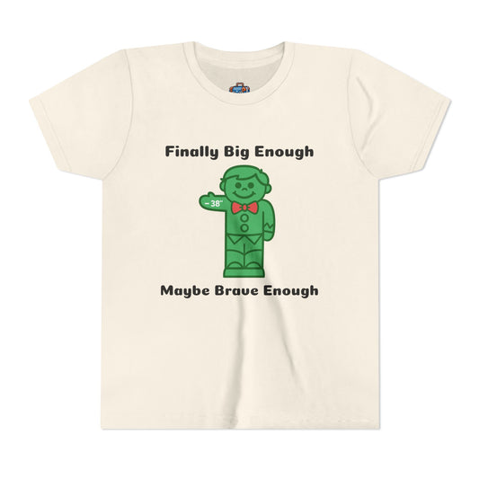 Big Kid Rides Youth Tee — “I’m Finally Big Enough to Ride the Big Kid Rides… But I Might Be Brave Enough”