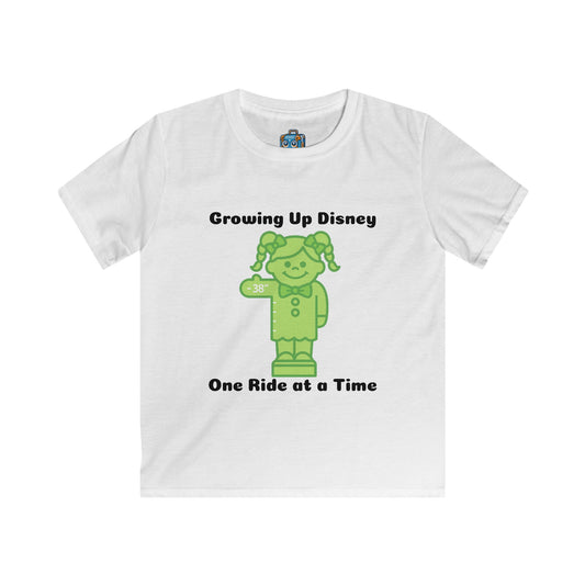 Kids Tee — "Growing Up Disney: One Ride at a Time" Mickey-Inspired Theme