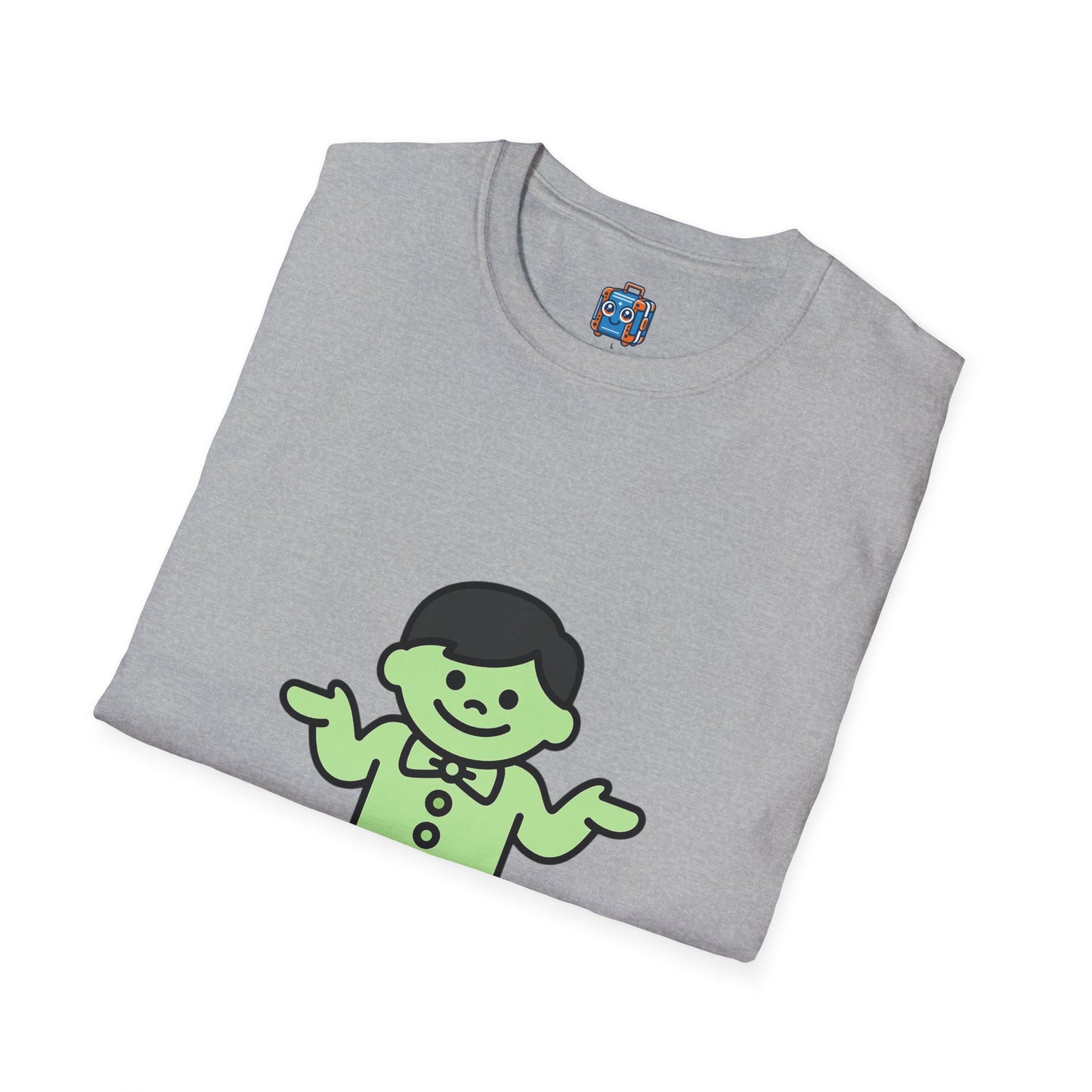 Funny Retro Green Character T-Shirt — "Skipped The Disney Childhood, Evolved Into A Disney Adult"