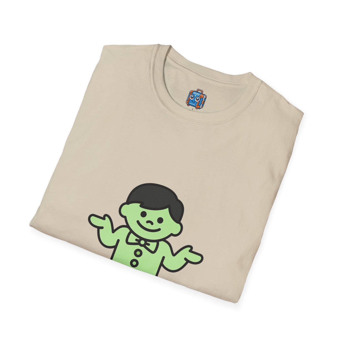 Funny Retro Green Character T-Shirt — "Skipped The Disney Childhood, Evolved Into A Disney Adult"