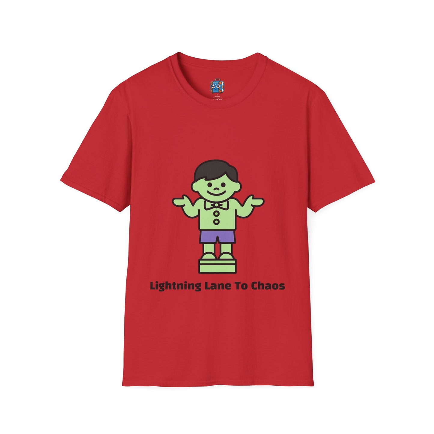 Funny Retro Green Character T-Shirt — "Skipped The Disney Childhood, Evolved Into A Disney Adult"