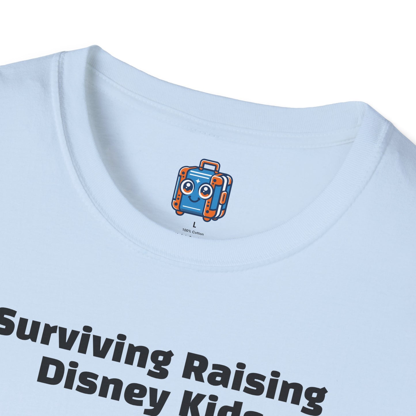 Blue Pigtail Doll Graphic T-Shirt — Cute Kids Cartoon Tee